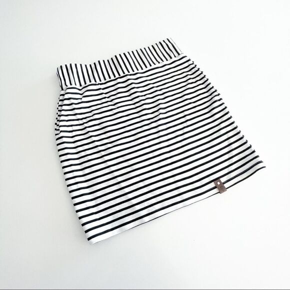 Ministreet Street wear //  Sienna Women's Pencil Skirt // White Stripe // Sz Lrg - Picture 2 of 8